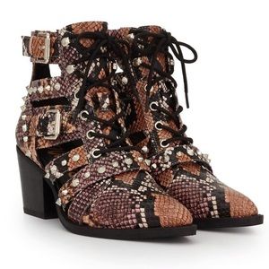 Sam Edelman Elana snakeskin bootie